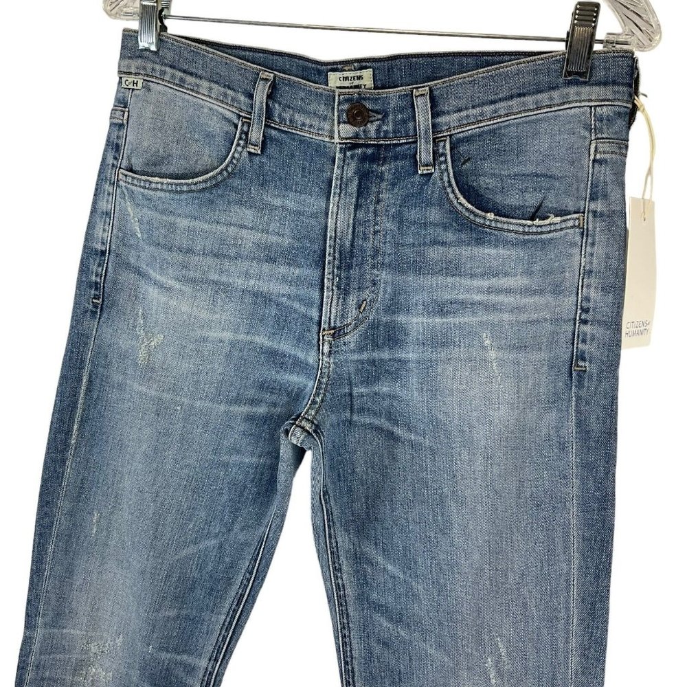 Citizens of Humanity Jeans Women's Sz 28 Blue Drew Flip Flop Flare Mid $228 Nwt - Picture 4 of 16